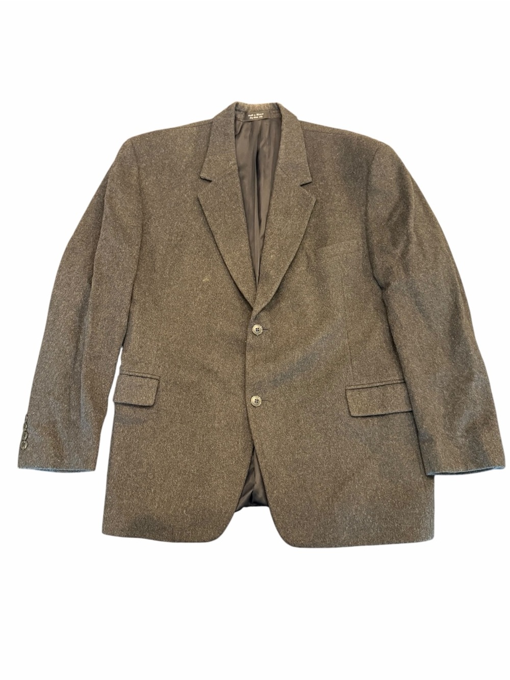 Gianfranco Ruffini Men's Cashmere Sport Coat Blazer Charcoal Gray Chest 48” VTG